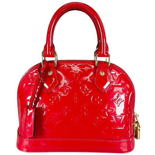 Louis Vuitton Alma BB Handbag Vernis