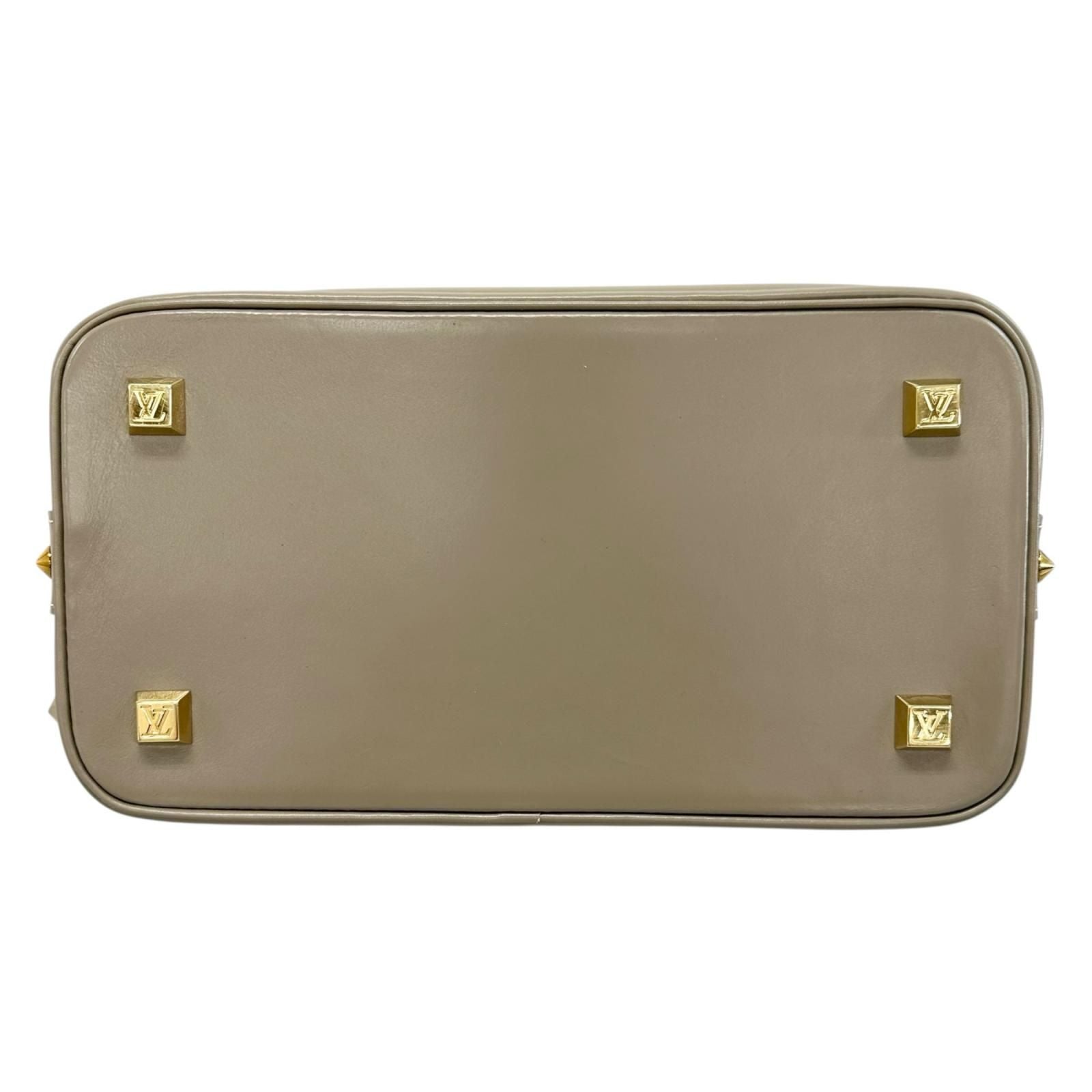 Louis Vuitton Lockit PM Handbag Leather Gray Suhali — view 4