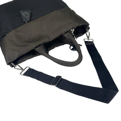 Prada Reversible Shoulder Bag Nylon Khaki — view 6