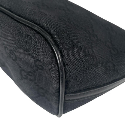 Gucci Pouch Handbag GG Canvas Black — view 6