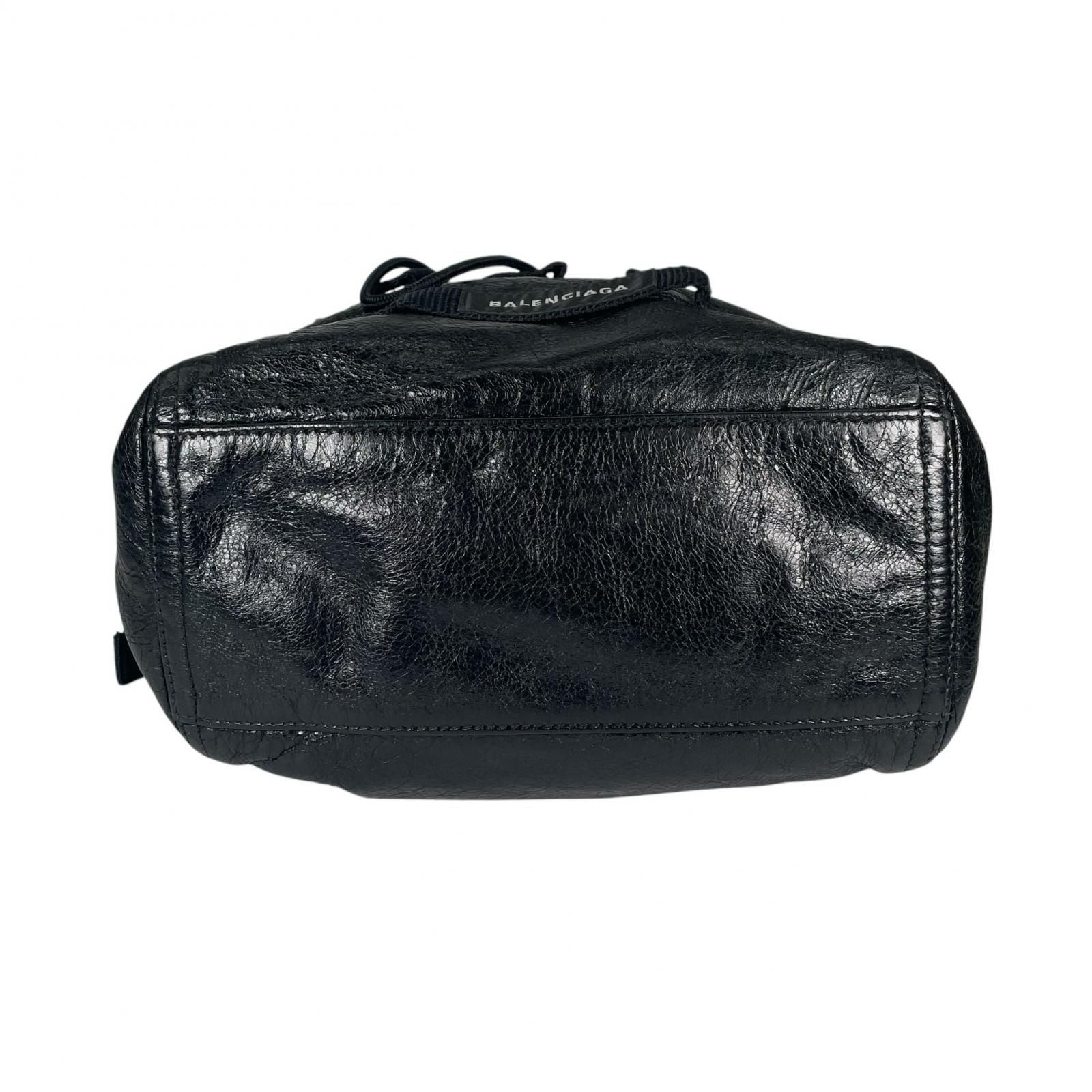 Balenciaga Army 2-Way Handbag Leather Black — view 4