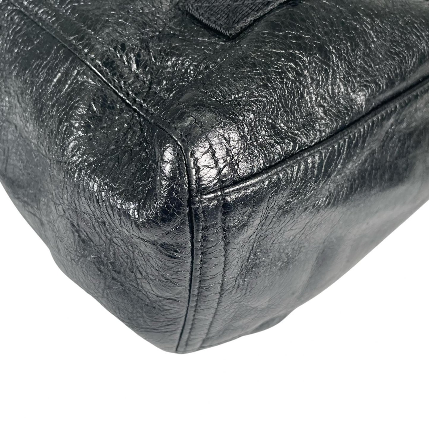 Balenciaga Army 2-Way Handbag Leather Black — view 7