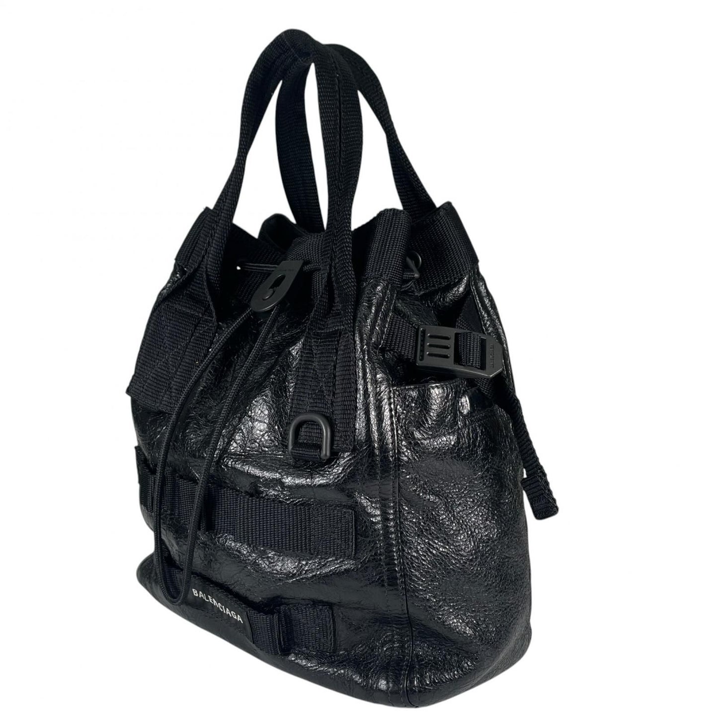 Balenciaga Army 2-Way Handbag Leather Black — view 2