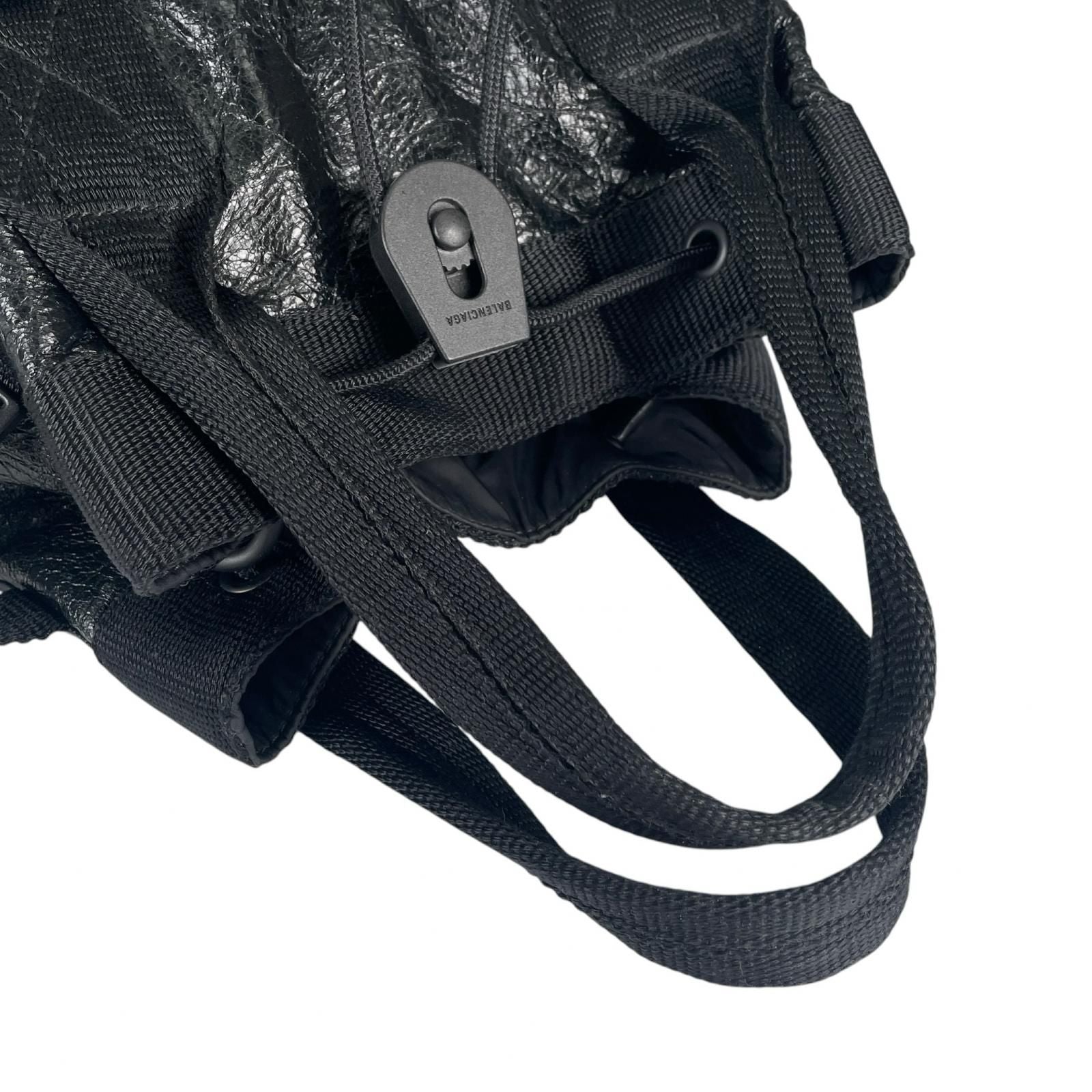 Balenciaga Army 2-Way Handbag Leather Black — view 5
