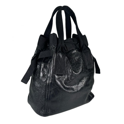 Balenciaga Army 2-Way Handbag Leather Black — view 3