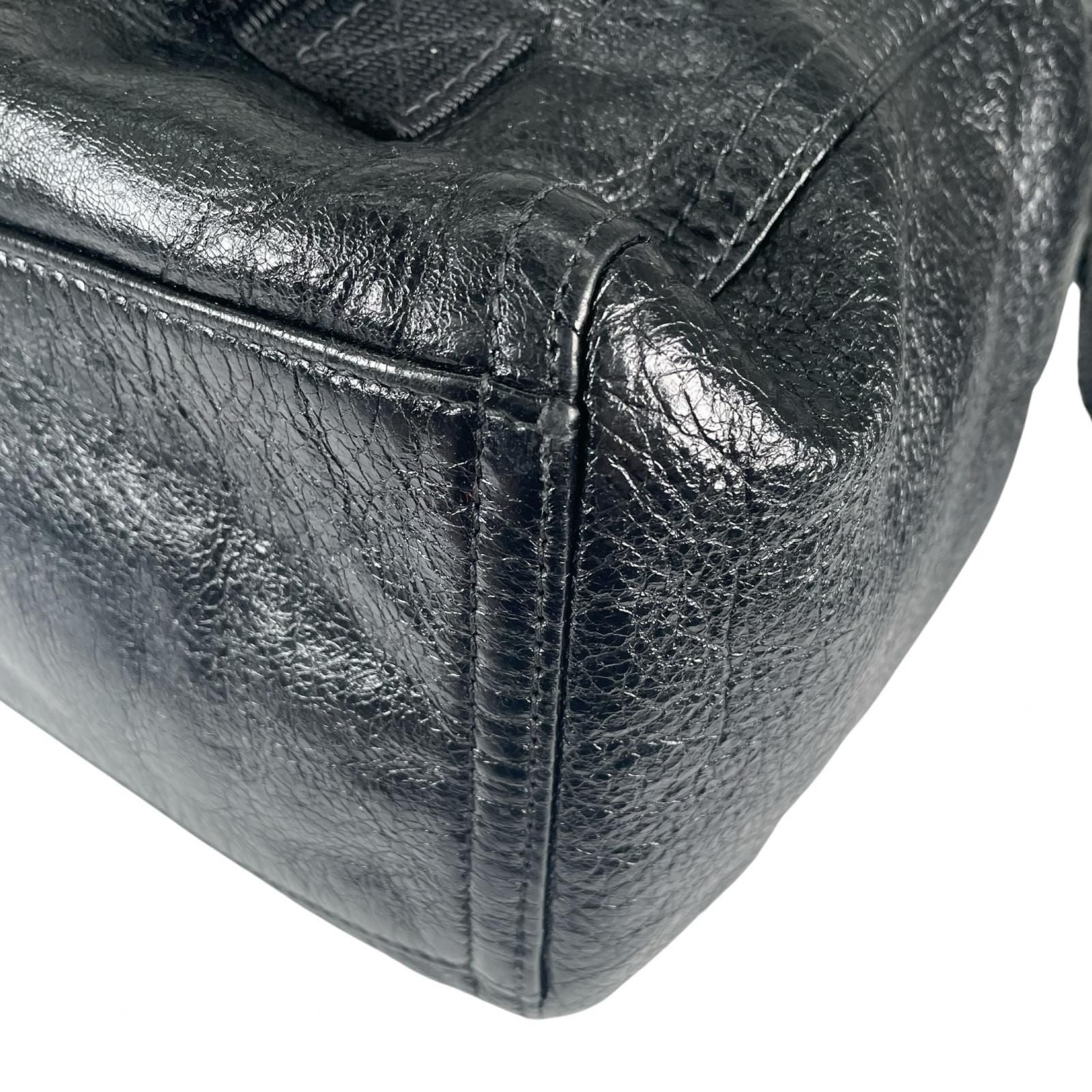 Balenciaga Army 2-Way Handbag Leather Black — view 6