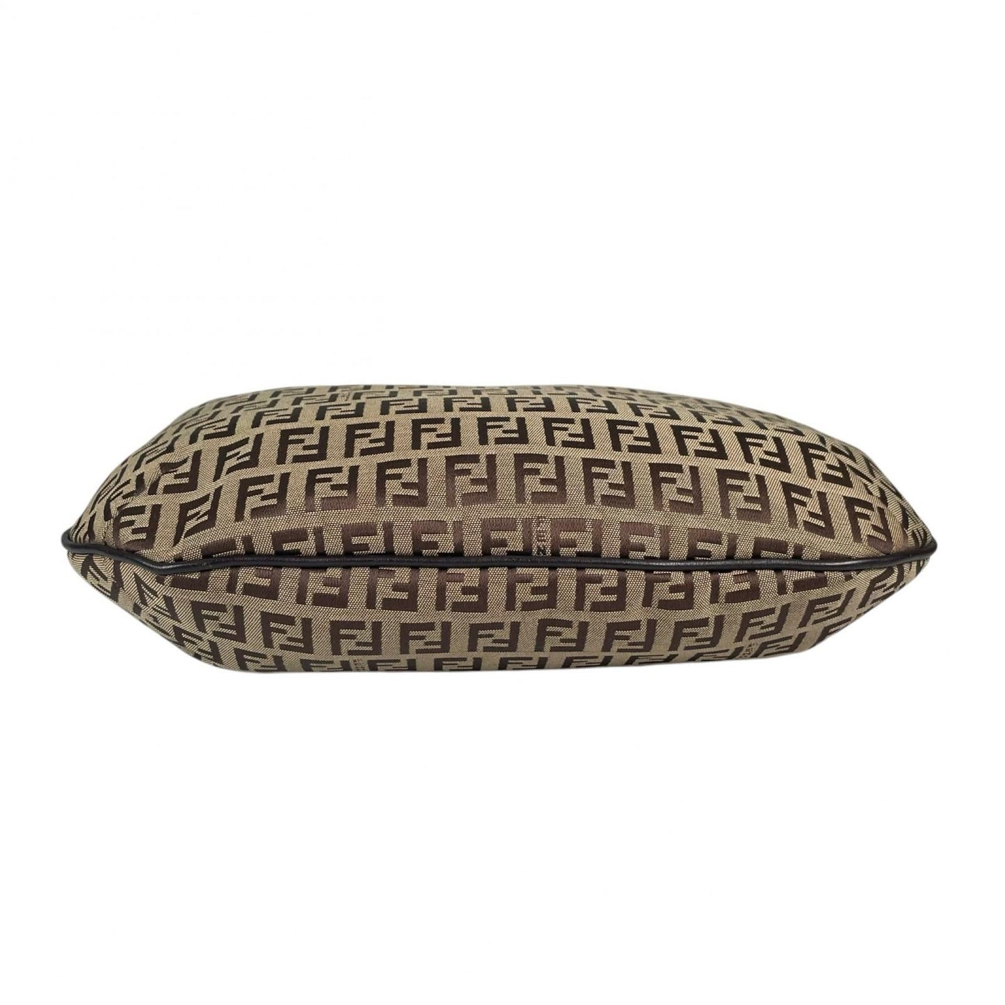 Fendi Zucchino Handbag Canvas Beige — view 4