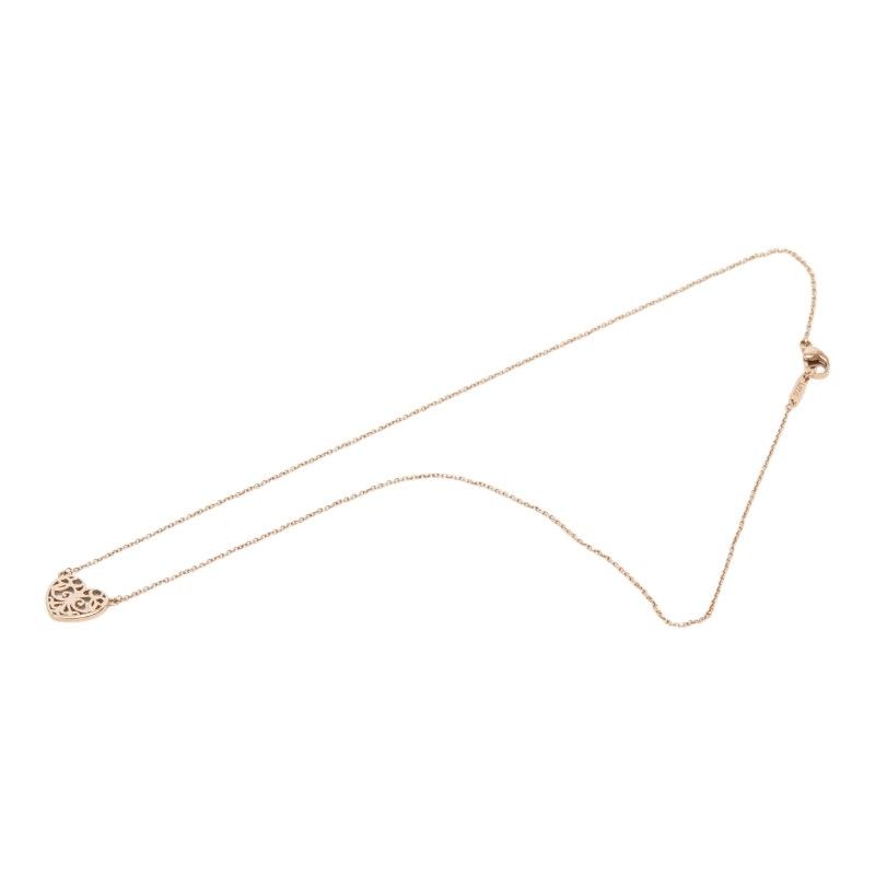 Tiffany & Co Enchanted Heart Necklace Gold Rubedo