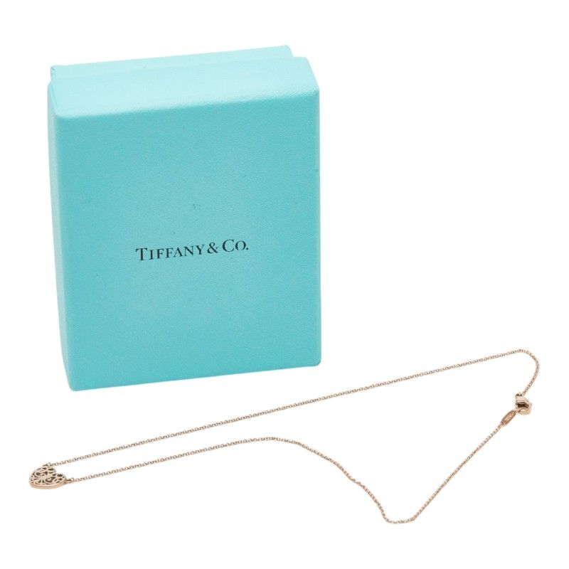 Tiffany & Co Enchanted Heart Necklace Gold Rubedo