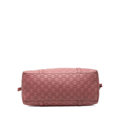 Guccissima Soho 2-Way Shoulder Bag Pink Leather