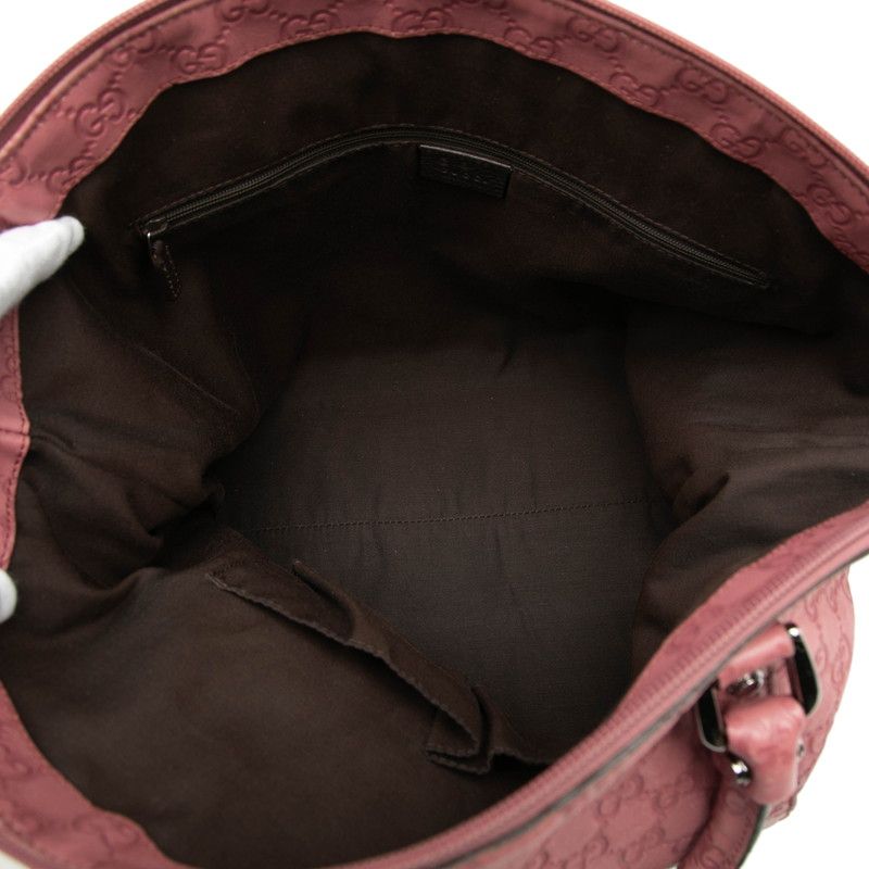 Guccissima Soho 2-Way Shoulder Bag Pink Leather