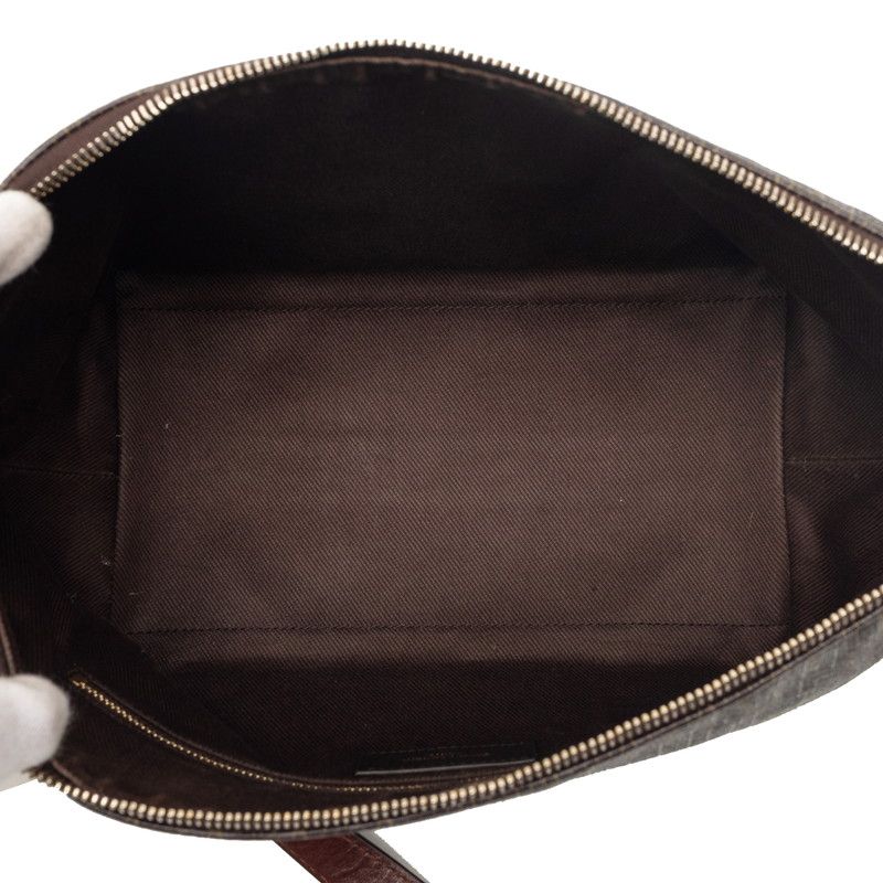 Saint Laurent Monogram Ysllogo Shoulder Bag Brown