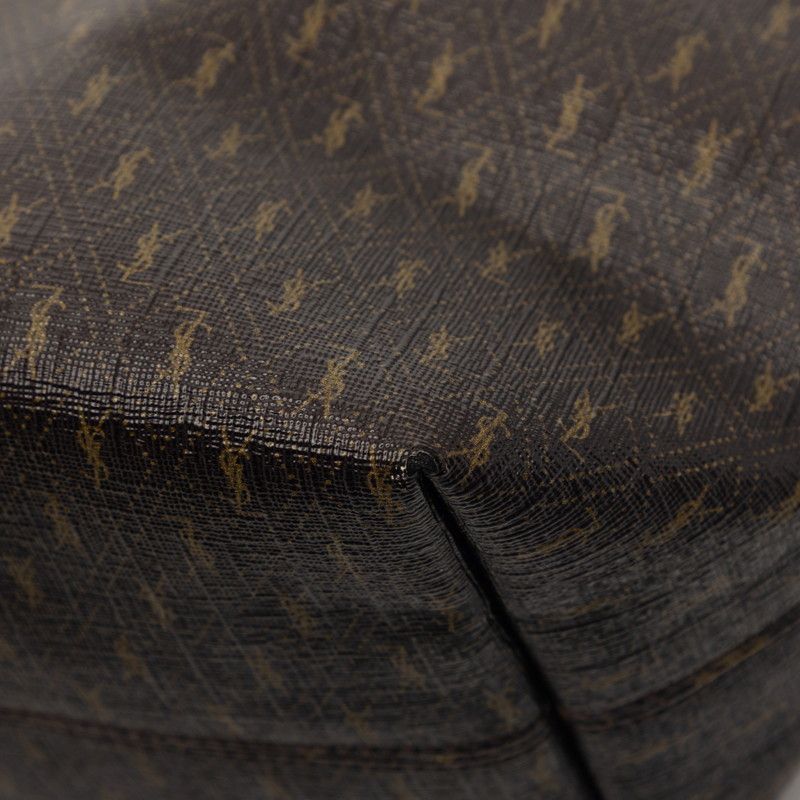 Saint Laurent Monogram Ysllogo Shoulder Bag Brown