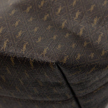 Saint Laurent Monogram Ysllogo Shoulder Bag Brown