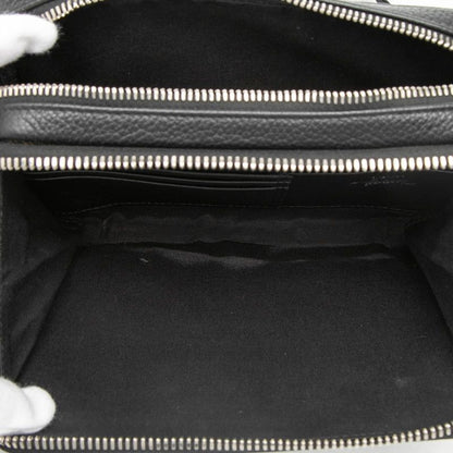 Dior Stussy Bee Patch Shoulder Bag Black White Leather