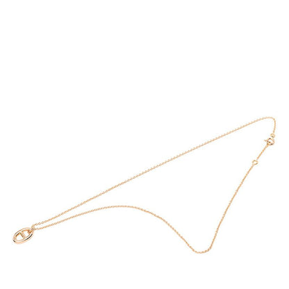 Hermes Chaine D'ancre Farandole PM Pendant Necklace 18k Pink Gold