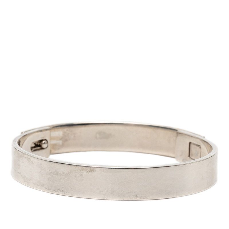 Hermes Collier de Chien PM Bracelet Bangle Silver