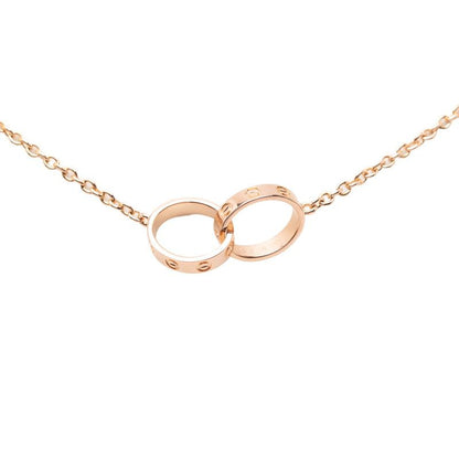 Cartier Baby Love Pendant Necklace 18k Pink Gold
