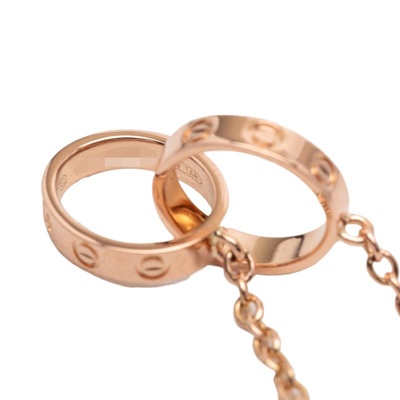 Cartier Baby Love Pendant Necklace 18k Pink Gold