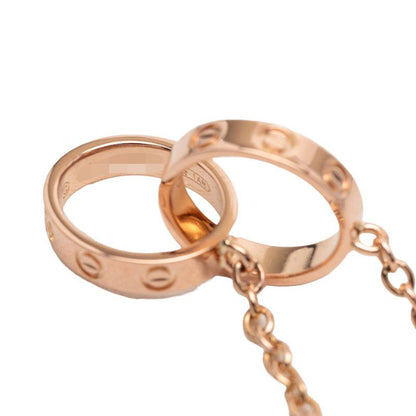 Cartier Baby Love Pendant Necklace 18k Pink Gold