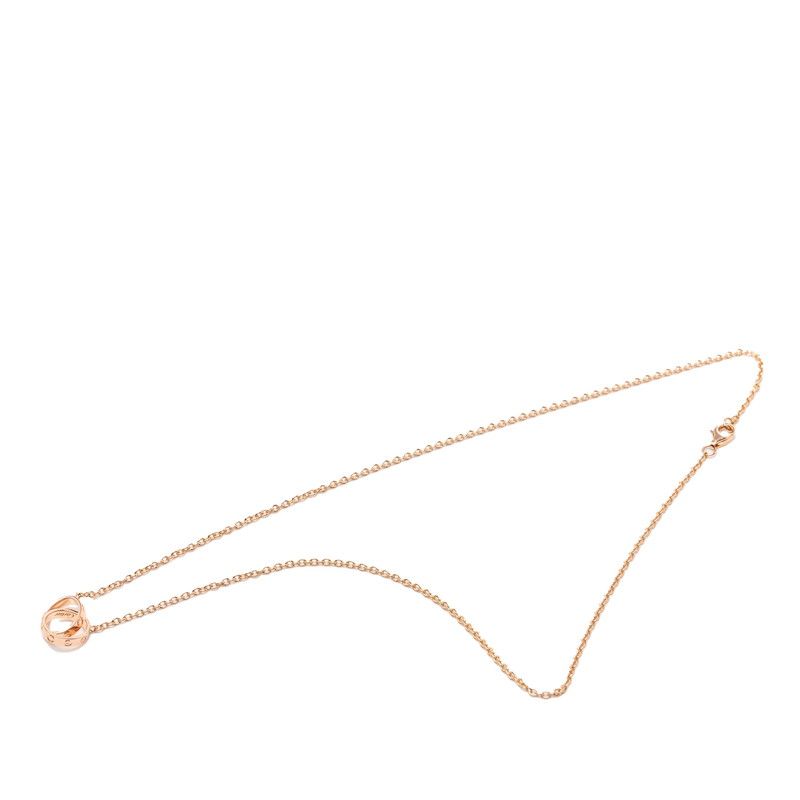 Cartier Baby Love Pendant Necklace 18k Pink Gold