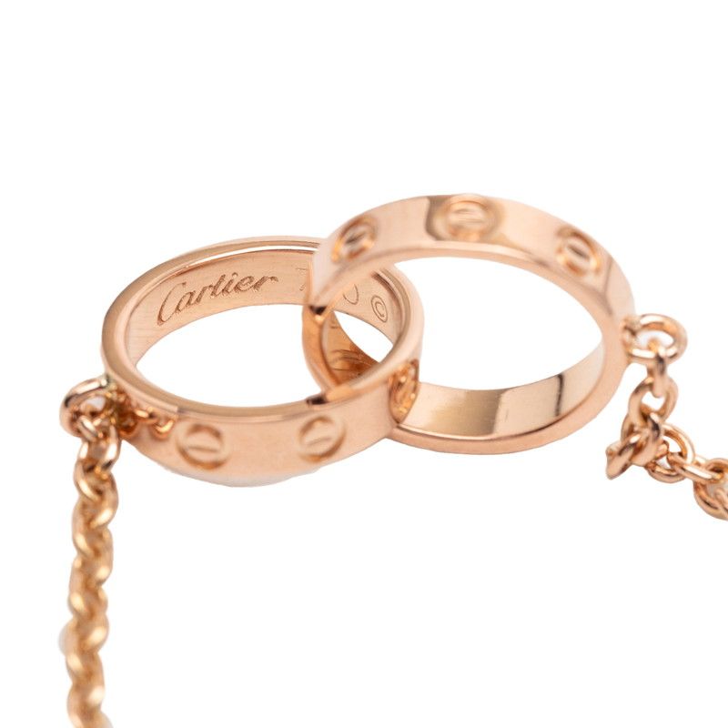 Cartier Baby Love Pendant Necklace 18k Pink Gold