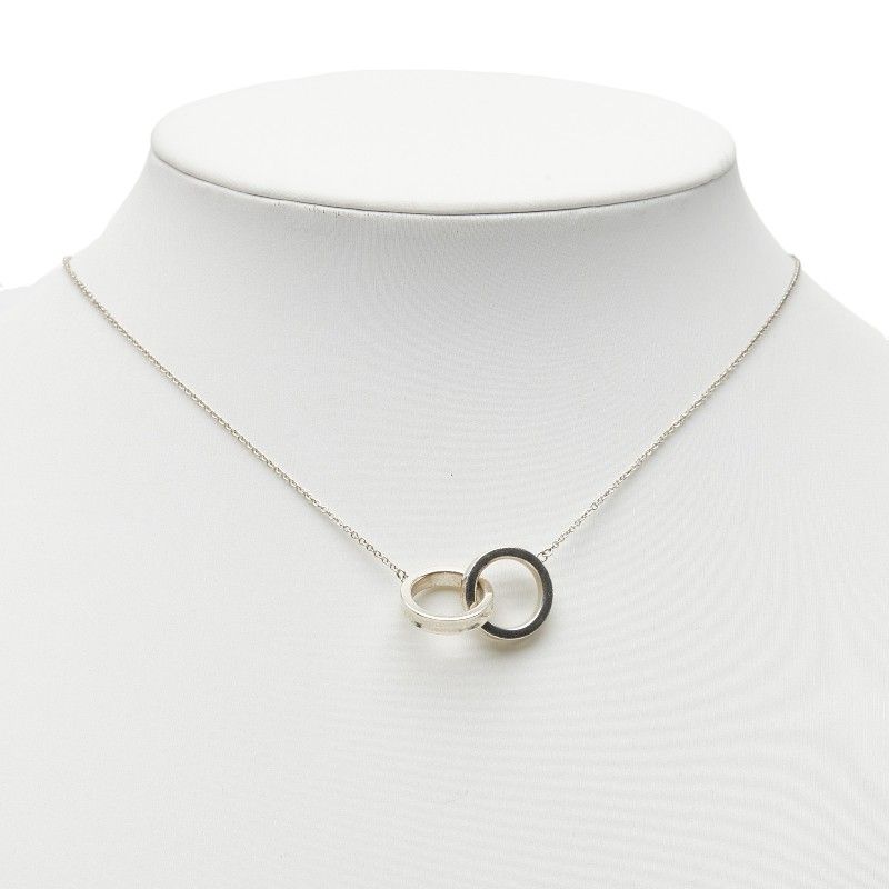 Tiffany & Co Interlocking Circle Necklace Silver