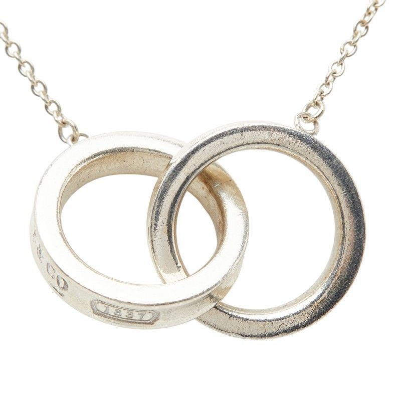 Tiffany & Co Interlocking Circle Necklace Silver