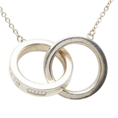 Tiffany & Co Interlocking Circle Necklace Silver