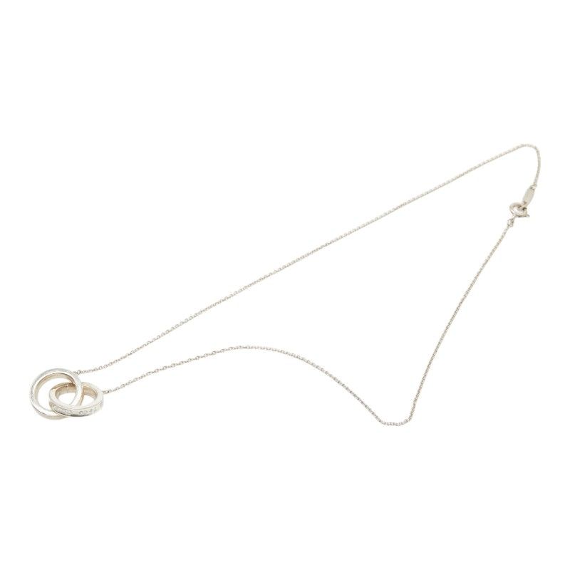 Tiffany & Co Interlocking Circle Necklace Silver