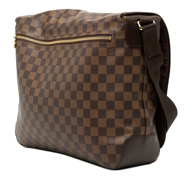 Louis Vuitton Damier Spencer Crossbody Shoulder Bag Brown Leather