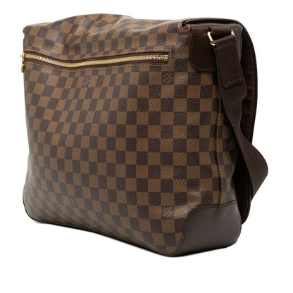 Louis Vuitton Damier Spencer Crossbody Shoulder Bag Brown Leather