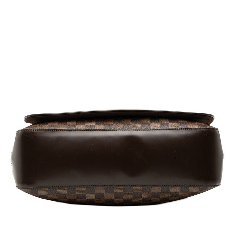 Louis Vuitton Damier Spencer Crossbody Shoulder Bag Brown Leather