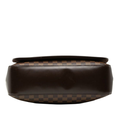 Louis Vuitton Damier Spencer Crossbody Shoulder Bag Brown Leather