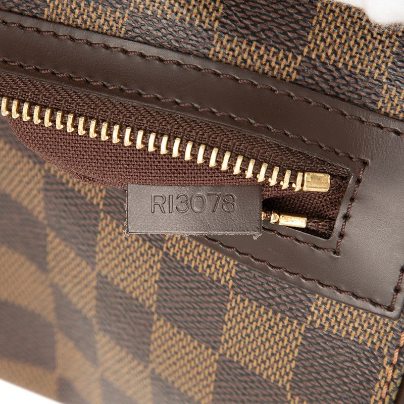 Louis Vuitton Damier Spencer Crossbody Shoulder Bag Brown Leather