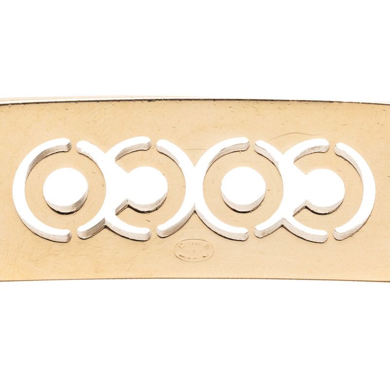 Chanel CC Logo Chain Belt Gold Pink Plated Line Stone