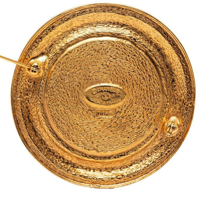 Chanel 31 Rue Cambon Paris Brooch Gold Plated