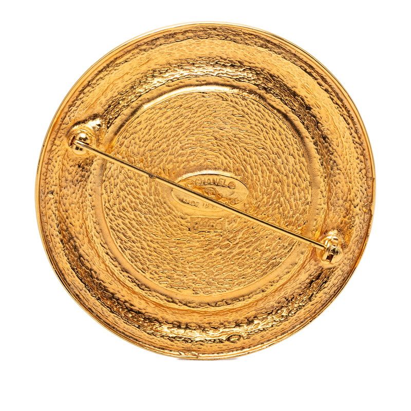 Chanel 31 Rue Cambon Paris Brooch Gold Plated