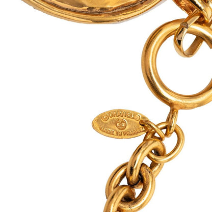 Chanel 31 Rue Cambon Paris Necklace Gold Plated