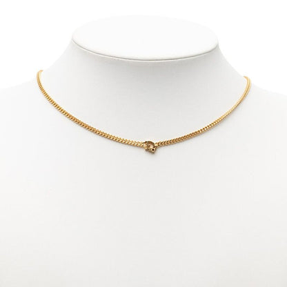 Dior Logo Necklace Gold Plated