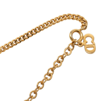 Dior Logo Necklace Gold Plated