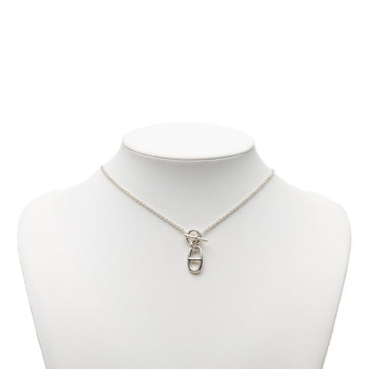 Hermes Chaine D'ancre Amulet Necklace Silver