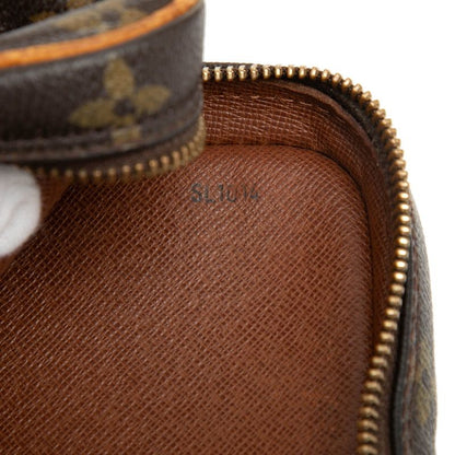 Louis Vuitton Monogram Danube Crossbody Shoulder Bag Brown Leather