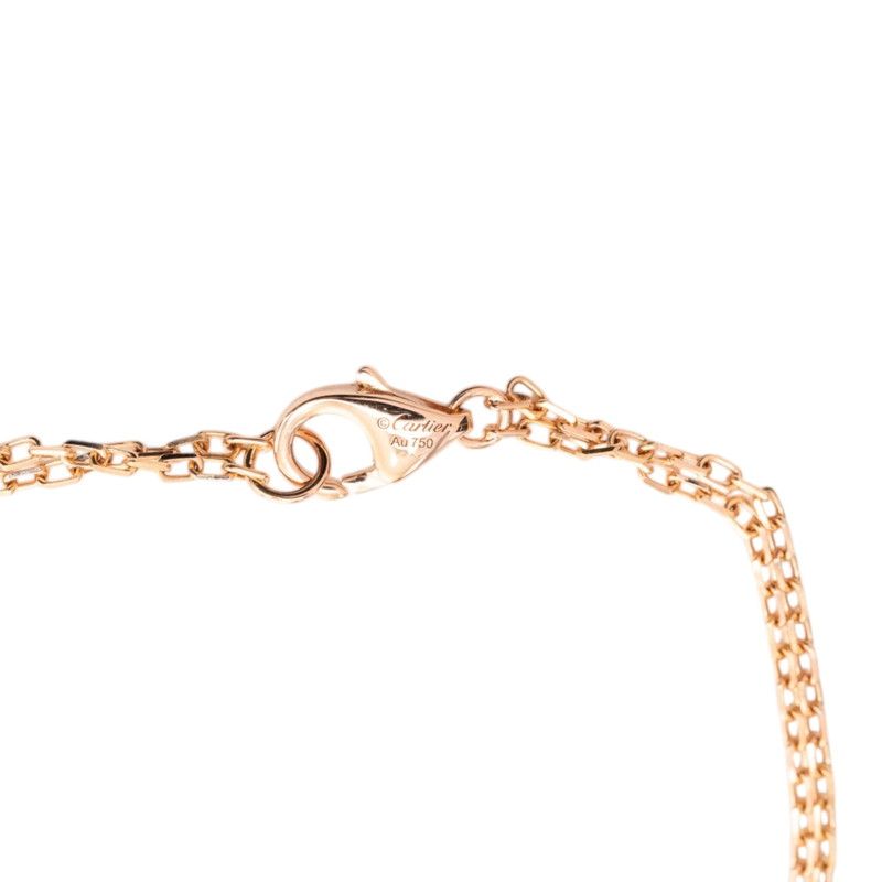 Cartier Love Circle Diamond Bracelet 18k Pink Gold