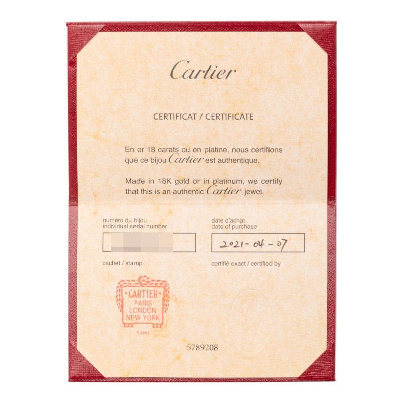 Cartier Love Circle Diamond Bracelet 18k Pink Gold