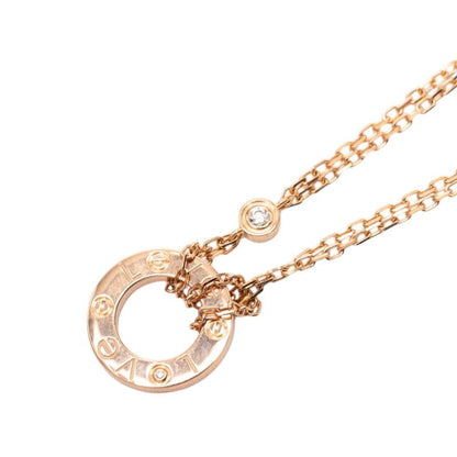 Cartier Love Circle Diamond Bracelet 18k Pink Gold