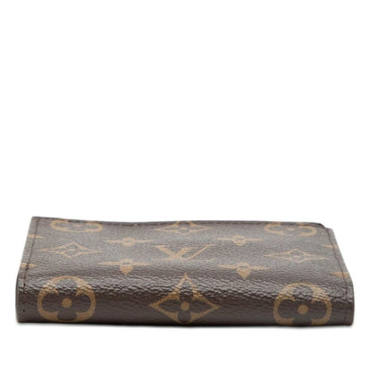 Louis Vuitton Monogram Portefeuille Lisa Bifold Wallet Compact Brown Veil Note