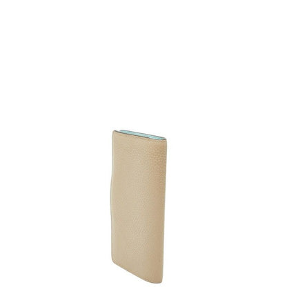 Louis Vuitton Vertical Wallet Beige Taurillon Leather