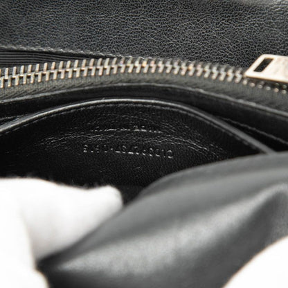 Saint Laurent Carre 2-Way Shoulder Bag Black Leather