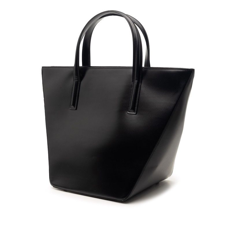 Cartier Panthere 2-Way Shoulder Bag Black Leather